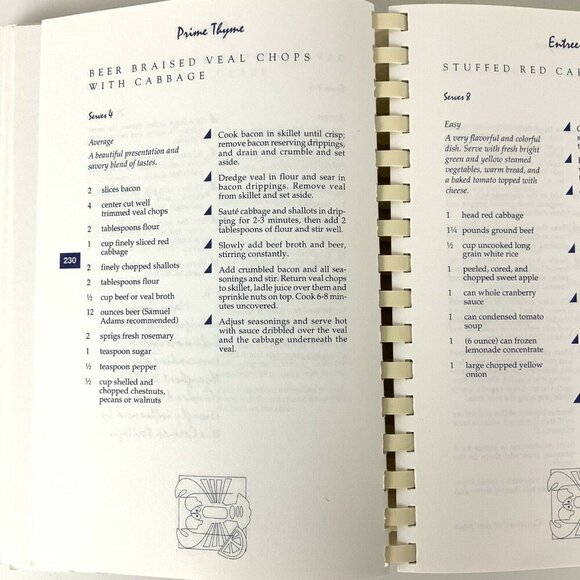 Of Tide & Thyme Cookbook Junior League Of Annapolis MD 2006 Spiral-Bound Recipes - Picture 9 of 12